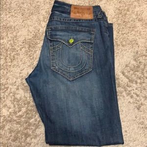 Men’s Size 38 Straight Cut True Religion Jeans